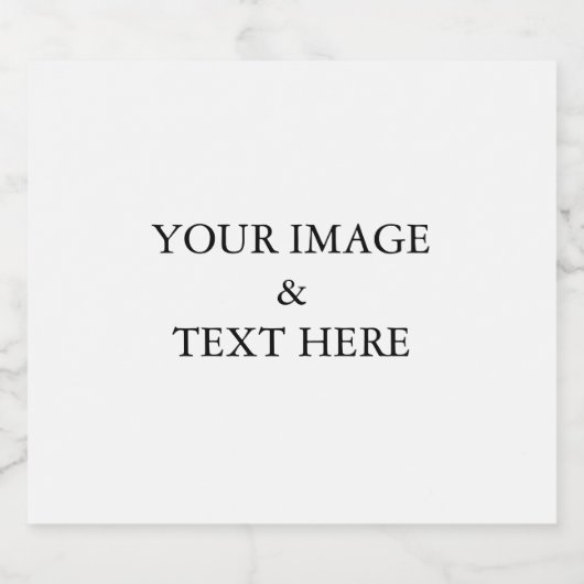 パーソナライズされたカスタム自分の写真 スパークリングワインラベル (シングルラベル)