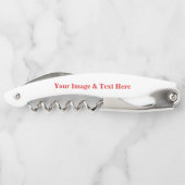 パーソナライズされたカスタム自分の写真 ソムリエナイフ (裏面)