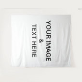 パーソナライズされたカスタム自分の写真 タペストリー (正面(横))