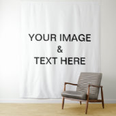 パーソナライズされたカスタム自分の写真 タペストリー (インサイチュ)