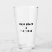 パーソナライズされたカスタム自分の写真 タンブラーグラス (正面)