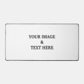 パーソナライズされたカスタム自分の写真 デスクマット (正面)