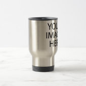 パーソナライズされたカスタム自分の写真 トラベルマグ (中央)