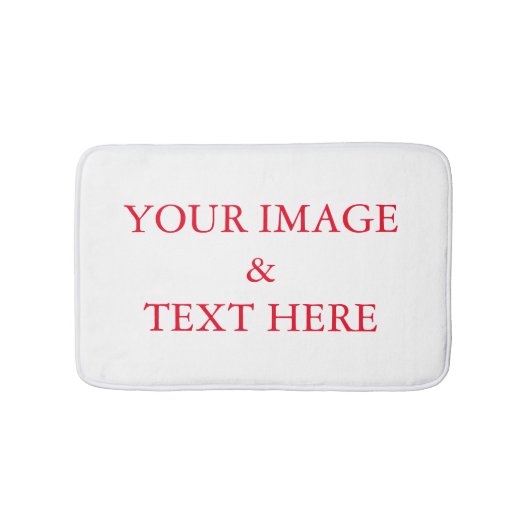 パーソナライズされたカスタム自分の写真 バスマット (正面)