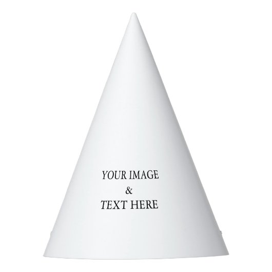 パーソナライズされたカスタム自分の写真 パーティーハット (正面)