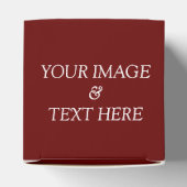 パーソナライズされたカスタム自分の写真 フェイバーボックス (上部)