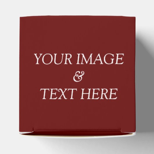 パーソナライズされたカスタム自分の写真 フェイバーボックス (上部)