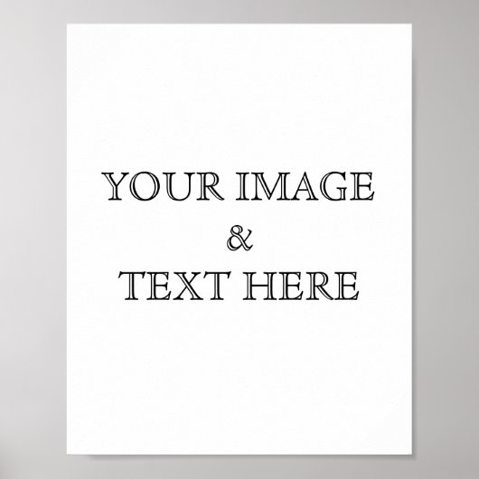 パーソナライズされたカスタム自分の写真 ポスター (正面)