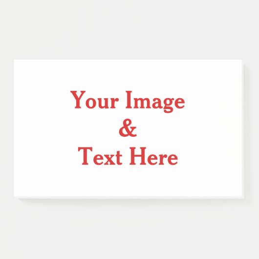 パーソナライズされたカスタム自分の写真 ポストイット (正面)