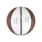 パーソナライズされたカスタム自分の写真 ミニバスケットボール (縦)