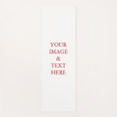 パーソナライズされたカスタム自分の写真 ヨガマット (正面)