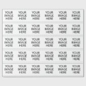 パーソナライズされたカスタム自分の写真 ラッピングペーパー (フラット)