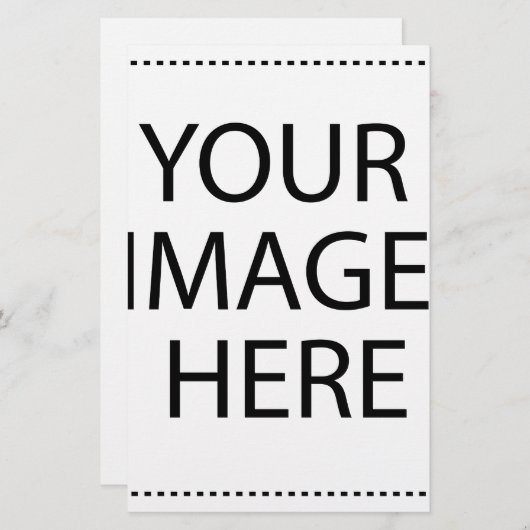 パーソナライズされたカスタム自分の写真 便箋 (正面/裏面)