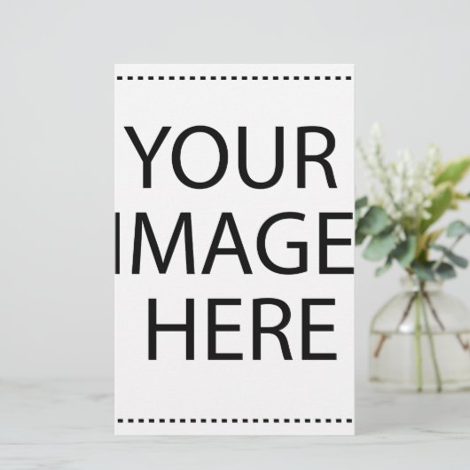 パーソナライズされたカスタム自分の写真 便箋 (スタンド正面)