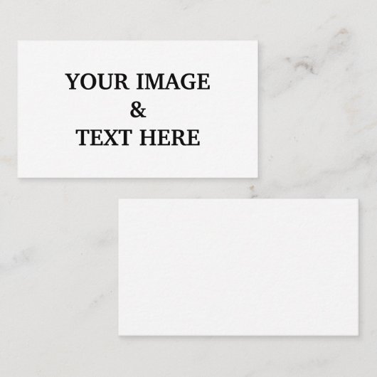 パーソナライズされたカスタム自分の写真 名刺 (正面/裏面)