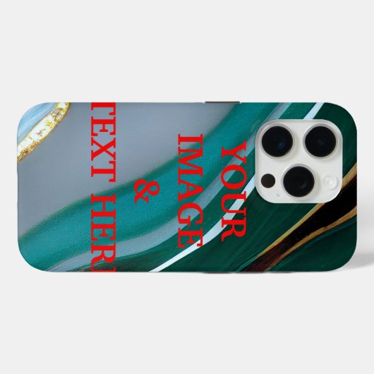 パーソナライズされたカスタム自分の写真 Case-Mate iPhoneケース (裏面 (横))