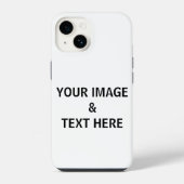 パーソナライズされたカスタム自分の写真 iPhoneケース (裏面)