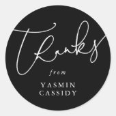 パーソナライズされたカスタム色 ラウンドシール (正面)