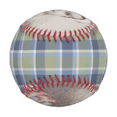 パーソナライズされたカスタム製の格子模様 野球ボール (裏面)