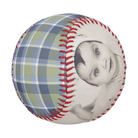 パーソナライズされたカスタム製の格子模様 野球ボール (アングル)