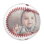 パーソナライズされたカスタム製マザーズ・デイ・ベースボール 野球ボール (正面左)