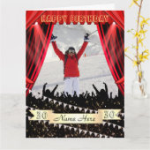 パーソナライズされたカスタム誕生日カードアイディア カード (黄色い花)