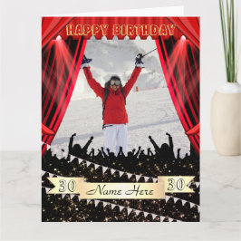 パーソナライズされたカスタム誕生日カードアイディア カード