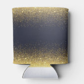 パーソナライズされたカスタム金ゴールドグリッター |クーラーボックス 缶クーラー (裏面)