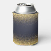 パーソナライズされたカスタム金ゴールドグリッター |クーラーボックス 缶クーラー (缶裏面)