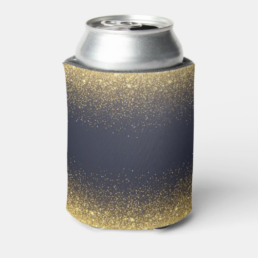 パーソナライズされたカスタム金ゴールドグリッター |クーラーボックス 缶クーラー (缶裏面)