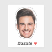 パーソナライズされたカスタム顔 シール (シート)