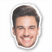 パーソナライズされたカスタム顔 シール (正面)