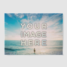 パーソナライズされたカスタム2枚 ベラム紙招待状