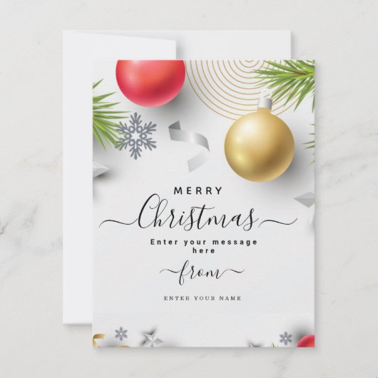 パーソナライズされたカスタム シーズンカード (正面)