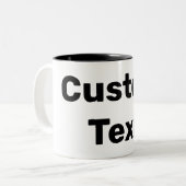 パーソナライズされたカスタム ツートーンマグカップ (正面左)