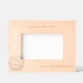 パーソナライズされたカスタム レーザー彫刻フレーム (正面)