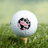 パーソナライズされたカスタム | 牛のプリント ゴルフボール (インサイチュ 木)