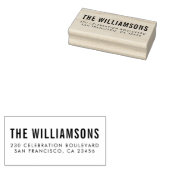 パーソナライズされたカスタムAddress Stamp各種フォント ラバースタンプ (押印)