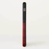 パーソナライズされたカスタムBlack Your Own Photo Case-Mate iPhoneケース (裏面/左)