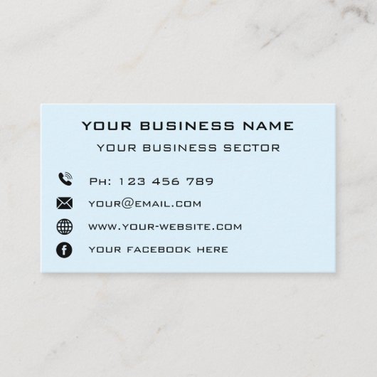 パーソナライズされたカスタムBusiness Card 名刺 (正面)