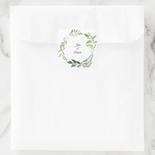 パーソナライズされたカスタムFolids スクエアシール (バッグ)