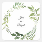 パーソナライズされたカスタムFolids スクエアシール (正面)