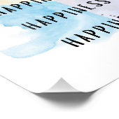 パーソナライズされたカスタムhappinessフォトプリント フォトプリント            (角)