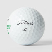パーソナライズされたカスタムMonogram Titleist Pro V1 ゴルフボール (ロゴ)