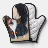 パーソナライズされたカスタムPet犬のオーナー 鍋つかみ (正面/裏面)