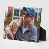 パーソナライズされたカスタムPet Dog Photo Create your own フォトプラーク (側面)