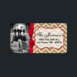 パーソナライズされたカスタムPhoto Christmas Mailing Label ラベル<br><div class="desc">この。75"x2.25インチのサイズのシックとパーソナライズされたトレンディーのスティックモダンオン差出人住所ラベルはトレンディーとシックの両方である。これらは、エッジのフルブリードフルカラー印刷テクノロジへのプリントを使用してAvery®ラベルに印刷される。8.5インチx 11インチの用紙に印刷され食べ物を与え、再書き込み可能で再印刷可能。Avery® Microsoft® Wordテンプレートとの互換性お客様の最も多くのフォーマル招待状とイベントの発表に最適。私たちはzazzle店でこのデザインに専念する全体の行を持っている*デザインコレクションのメニュータブの下に招待状(5x7)、戻りラベル、郵送ラベル、封筒用シール、郵便切手、カップケーキピック、ウォーターボトルラッパー、ハーシーの1.55 oz.大きなバーラッパー、ハーシーのミニチュアバッグラッパー、電子レンジのポップコーンアドバイスラッパー、書き込み可能座席表、グッズバッグトッパー、FLATサンキューカード(4x5)、HAPPEDサンキューカード(4x5)、メッセージカード、メニューカード、ミントマッチブック、棒つきキャンデーカバー、ブックマーク、ビンゴカードマーカー、ビンゴカード呼び出しシート、書き込み可能カード(4x5)、など。</div>