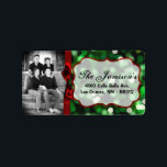 パーソナライズされたカスタムPhoto Christmas Mailing Label ラベル<br><div class="desc">この。75"x2.25インチのサイズのシックとパーソナライズされたトレンディーのスティックモダンオン差出人住所ラベルはトレンディーとシックの両方である。これらは、エッジのフルブリードフルカラー印刷テクノロジへのプリントを使用してAvery®ラベルに印刷される。8.5インチx 11インチの用紙に印刷され食べ物を与え、再書き込み可能で再印刷可能。Avery® Microsoft® Wordテンプレートとの互換性お客様の最も多くのフォーマル招待状とイベントの発表に最適。私たちはzazzle店でこのデザインに専念する全体の行を持っている*デザインコレクションのメニュータブの下に招待状(5x7)、戻りラベル、郵送ラベル、封筒用シール、郵便切手、カップケーキピック、ウォーターボトルラッパー、ハーシーの1.55 oz.大きなバーラッパー、ハーシーのミニチュアバッグラッパー、電子レンジのポップコーンアドバイスラッパー、書き込み可能座席表、グッズバッグトッパー、FLATサンキューカード(4x5)、HAPPEDサンキューカード(4x5)、メッセージカード、メニューカード、ミントマッチブック、棒つきキャンデーカバー、ブックマーク、ビンゴカードマーカー、ビンゴカード呼び出しシート、書き込み可能カード(4x5)、など。</div>