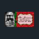 パーソナライズされたカスタムPhoto Christmas Mailing Label ラベル<br><div class="desc">この。75"x2.25インチのサイズのシックとパーソナライズされたトレンディーのスティックモダンオン差出人住所ラベルはトレンディーとシックの両方である。これらは、エッジのフルブリードフルカラー印刷テクノロジへのプリントを使用してAvery®ラベルに印刷される。8.5インチx 11インチの用紙に印刷され食べ物を与え、再書き込み可能で再印刷可能。Avery® Microsoft® Wordテンプレートとの互換性お客様の最も多くのフォーマル招待状とイベントの発表に最適。私たちはzazzle店でこのデザインに専念する全体の行を持っている*デザインコレクションのメニュータブの下に招待状(5x7)、戻りラベル、郵送ラベル、封筒用シール、郵便切手、カップケーキピック、ウォーターボトルラッパー、ハーシーの1.55 oz.大きなバーラッパー、ハーシーのミニチュアバッグラッパー、電子レンジのポップコーンアドバイスラッパー、書き込み可能座席表、グッズバッグトッパー、FLATサンキューカード(4x5)、HAPPEDサンキューカード(4x5)、メッセージカード、メニューカード、ミントマッチブック、棒つきキャンデーカバー、ブックマーク、ビンゴカードマーカー、ビンゴカード呼び出しシート、書き込み可能カード(4x5)、など。</div>