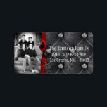 パーソナライズされたカスタムPhoto Christmas Mailing Label ラベル<br><div class="desc">この。75"x2.25インチのサイズのシックとパーソナライズされたトレンディーのスティックモダンオン差出人住所ラベルはトレンディーとシックの両方である。これらは、エッジのフルブリードフルカラー印刷テクノロジへのプリントを使用してAvery®ラベルに印刷される。8.5インチx 11インチの用紙に印刷され食べ物を与え、再書き込み可能で再印刷可能。Avery® Microsoft® Wordテンプレートとの互換性お客様の最も多くのフォーマル招待状とイベントの発表に最適。私たちはzazzle店でこのデザインに専念する全体の行を持っている*デザインコレクションのメニュータブの下に招待状(5x7)、戻りラベル、郵送ラベル、封筒用シール、郵便切手、カップケーキピック、ウォーターボトルラッパー、ハーシーの1.55 oz.大きなバーラッパー、ハーシーのミニチュアバッグラッパー、電子レンジのポップコーンアドバイスラッパー、書き込み可能座席表、グッズバッグトッパー、FLATサンキューカード(4x5)、HAPPEDサンキューカード(4x5)、メッセージカード、メニューカード、ミントマッチブック、棒つきキャンデーカバー、ブックマーク、ビンゴカードマーカー、ビンゴカード呼び出しシート、書き込み可能カード(4x5)、など。</div>